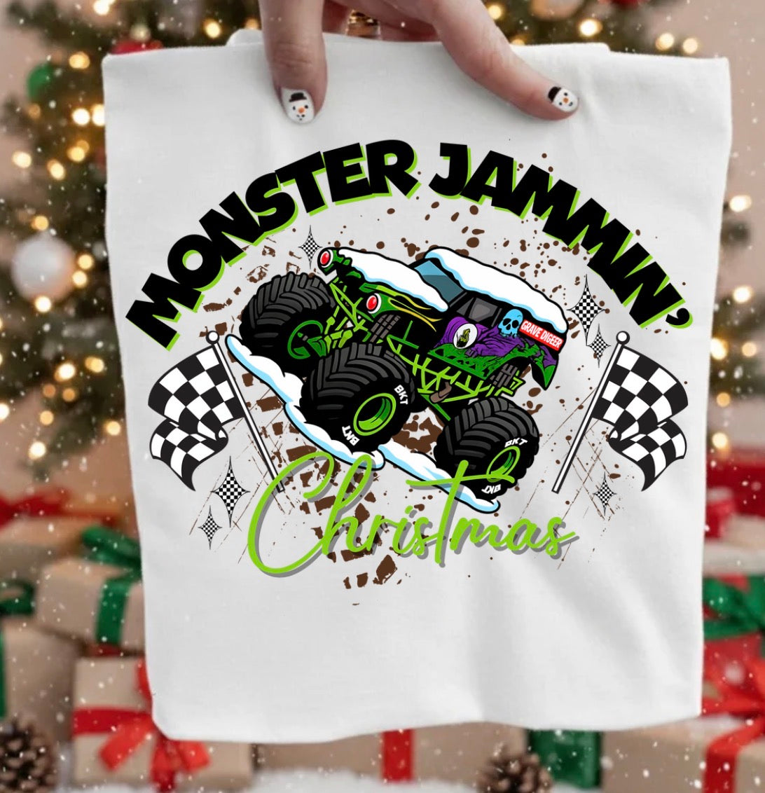 Monster Jammin’ Christmas tees