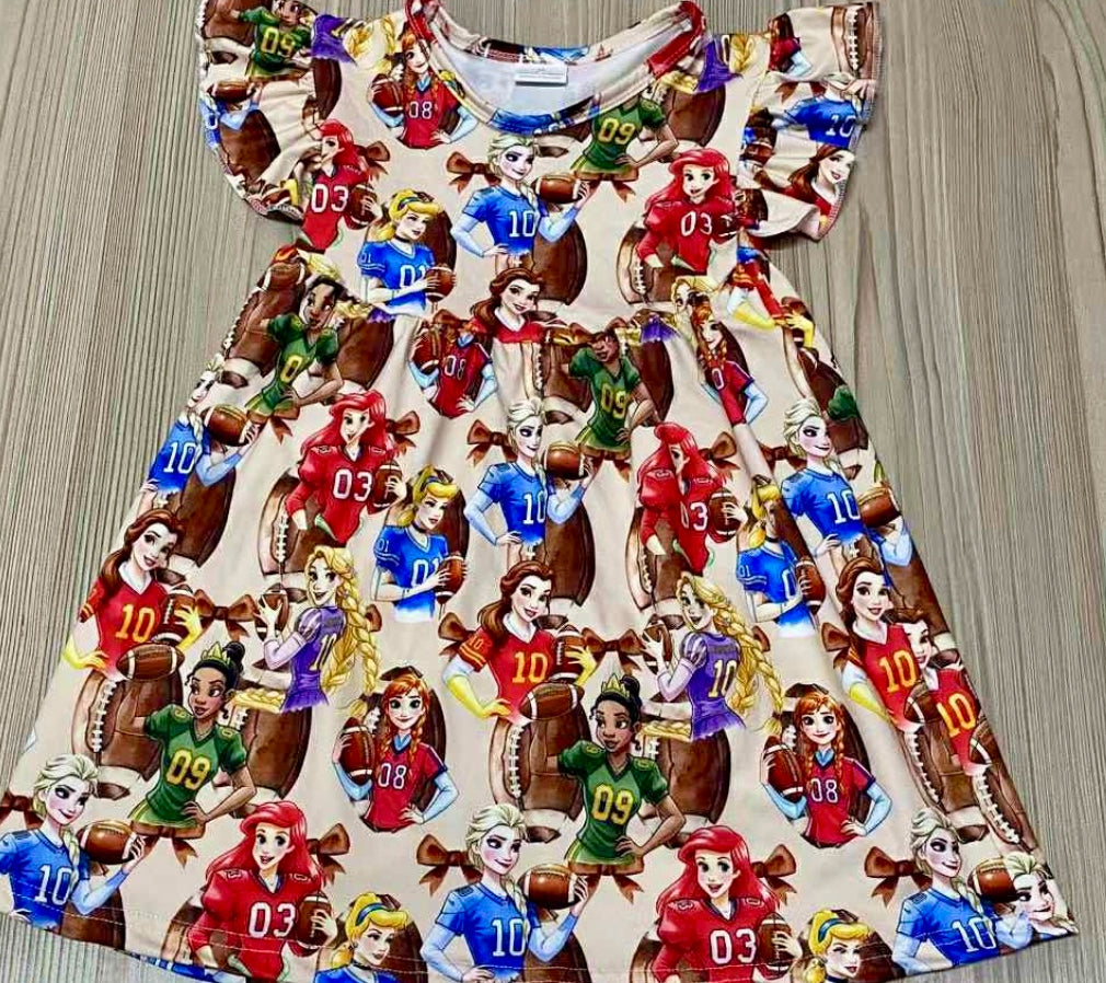 Football is for princesses Dress