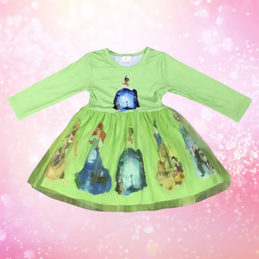 Princess Tiana and friends tulle dress