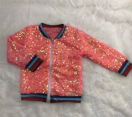 ABBIz Sequin Sparkle bomber jacket