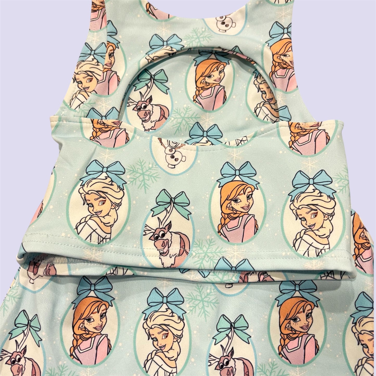 Magical Winter Sisters Skirt Set | Girls Princess Outfit | Twirl Skirt & Crop Top Set | Sibling Matching Outfit | Boutique Kids Clothing